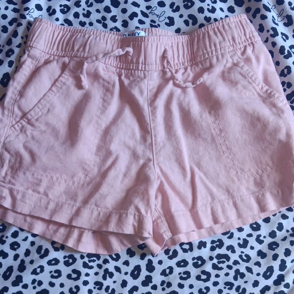 Old Navy Women's Light Pink High Waist Shorts